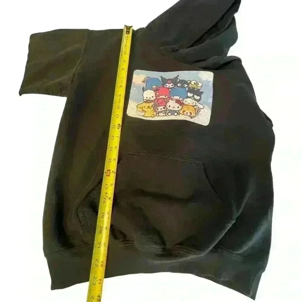 Hello Kitty And Friends Graphic Pullover Sweatshirt Sz Small Black No String - Picture 5 of 7